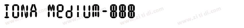 IONA Medium字体转换